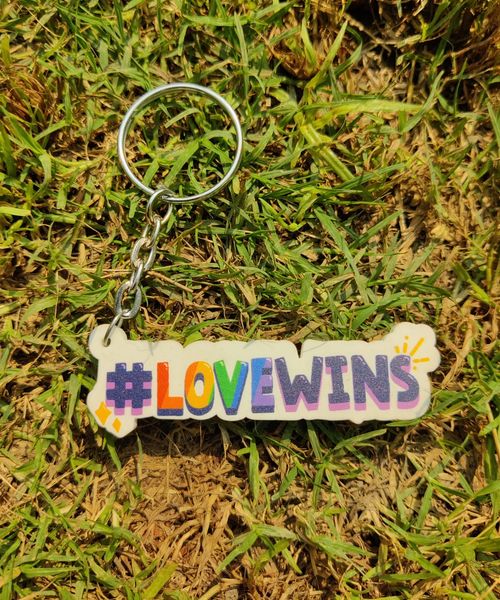 Love Wins Keychain